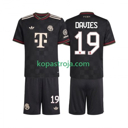 Billiga Fotbollströjor Bayern München Alphonso Davies 19 Barn Tredje tröja 2025/26 Kortärmad